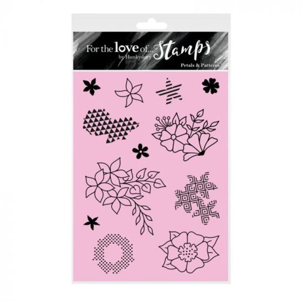 Let's order some For the Love of Stamps - Petals & Patterns A6 Stamp Set on  Sale
